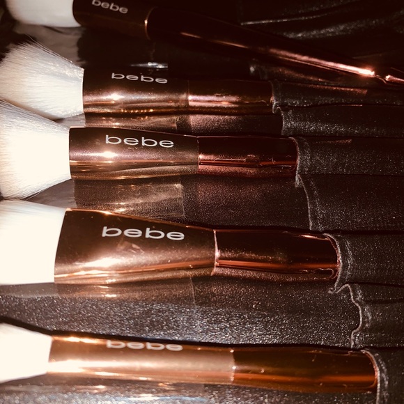 Bebe 10pc Brush Set w/ Brush Roll up case - Picture 2 of 7